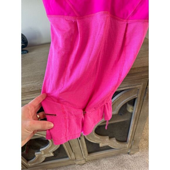 Lululemon Hustle & Bustle Tank Heathered Raspberry Glo Light Size 6 - Picture 3 of 10